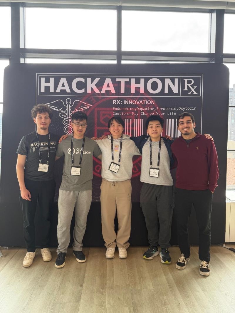 The RescueSight team at the Cornell AI Health Hackathon